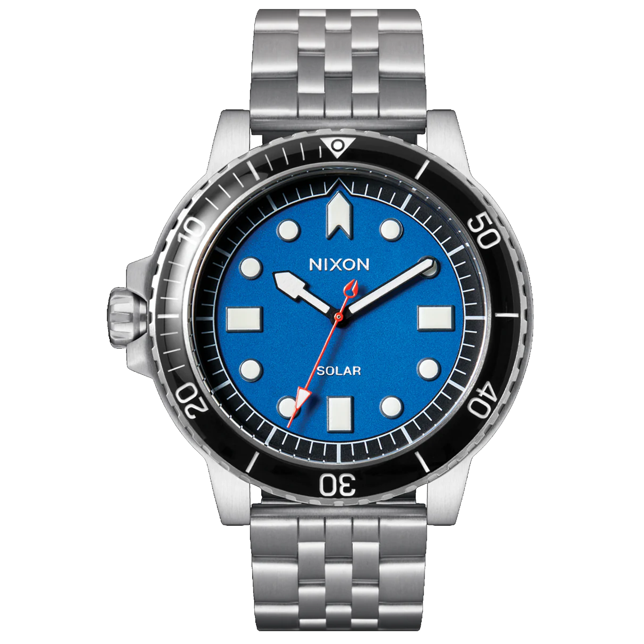 Nixon Watch Stinger 44 - Silver/Blue/Black A1402-5236