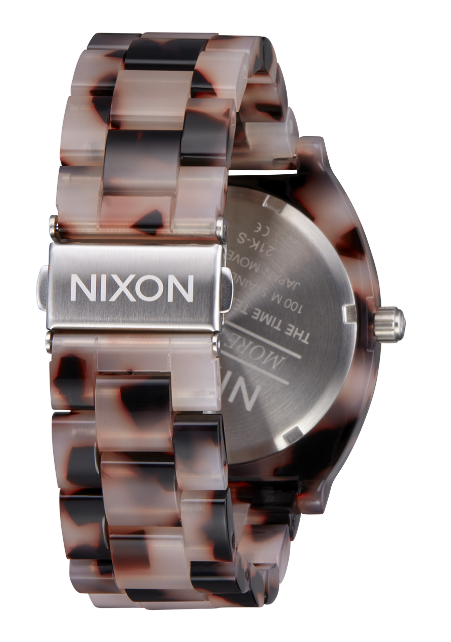 Nixon Watch Time Teller Acetate - Pink Tortoise/MOP