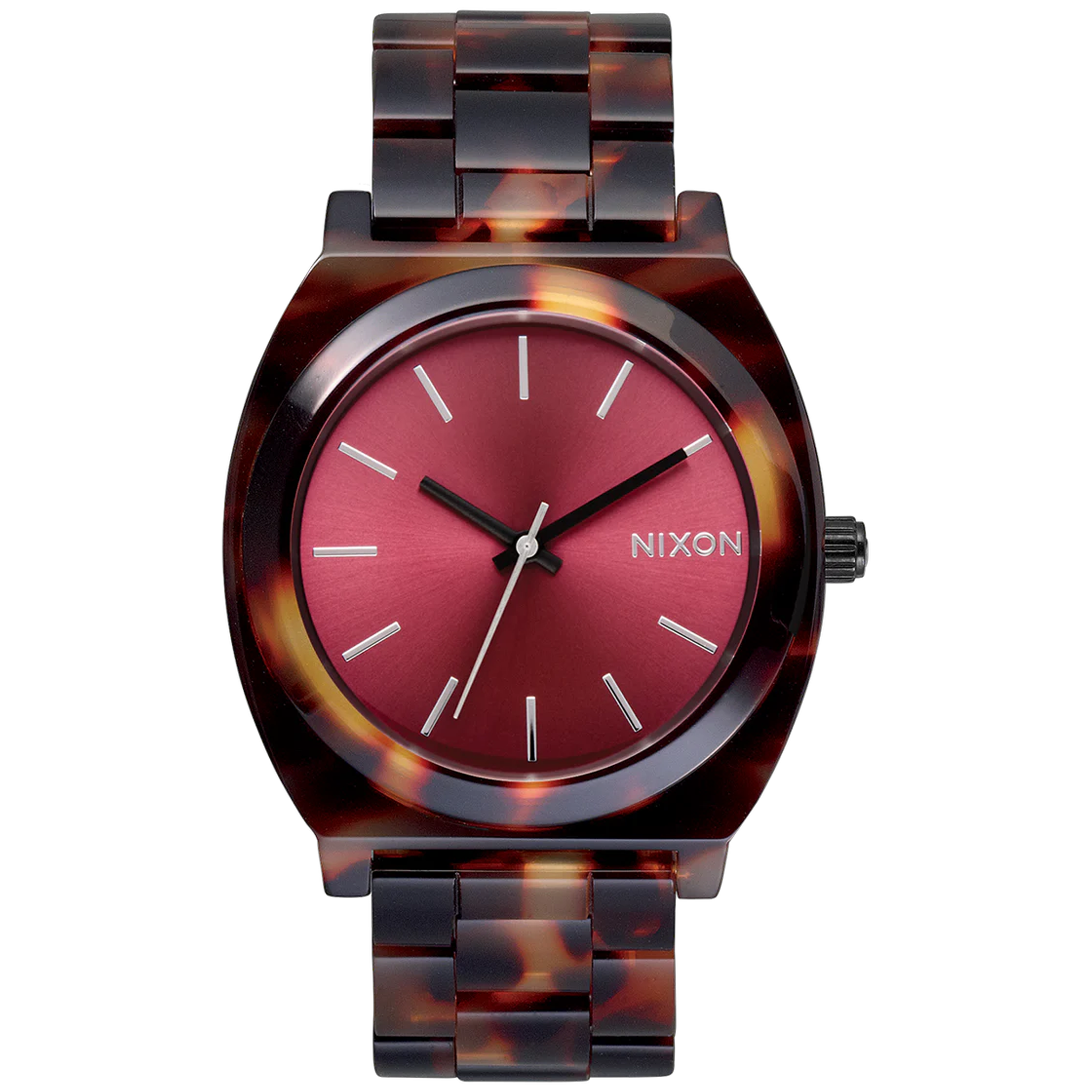 Nixon Watch Time Teller Acetate - Tortoise/Oxblood