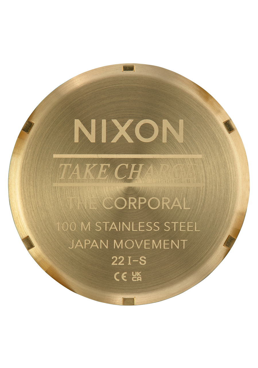 Nixon Corporal 48mm SS - Yellow Gold/Black
