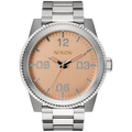 Nixon Corporal 48mm SS - Silver/Coral