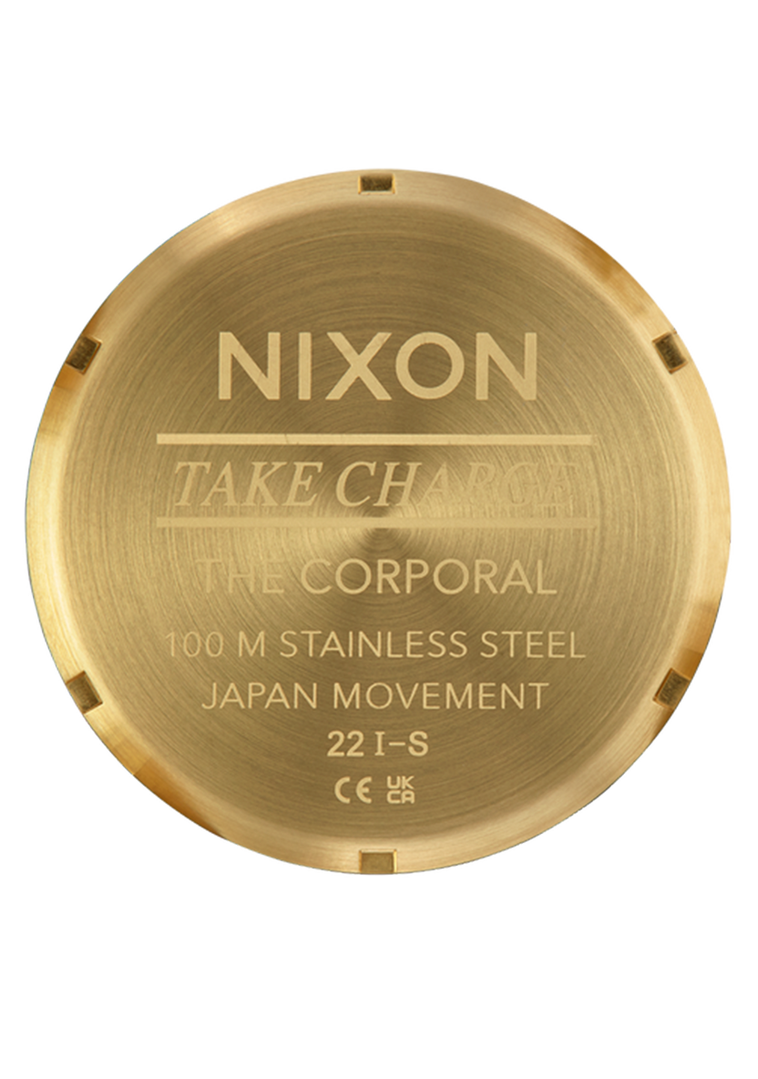 Nixon Corporal 48mm SS - Gold/Turquise/Gold