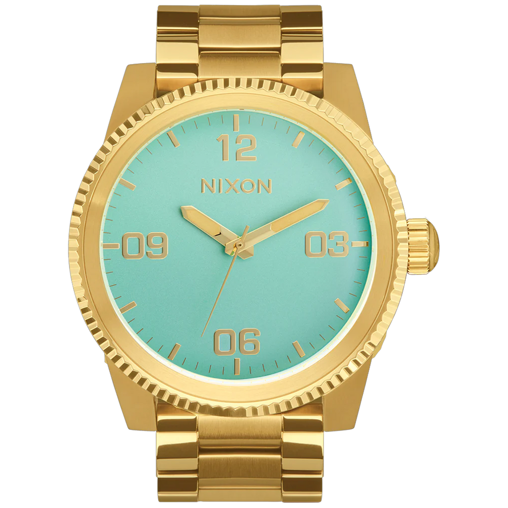 Nixon Corporal 48mm SS - Gold/Turquise/Gold