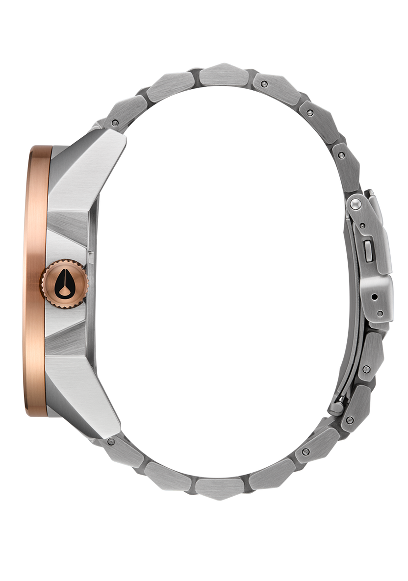 Nixon Corporal 48mm SS - Silver/Rose Gold/Black