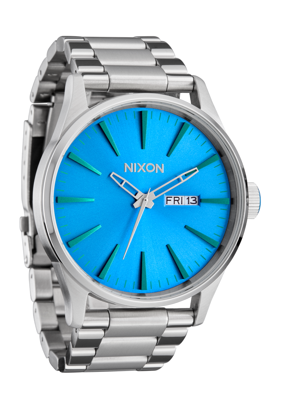 Nixon Sentry SS 42 mm - Argent/Indigo
