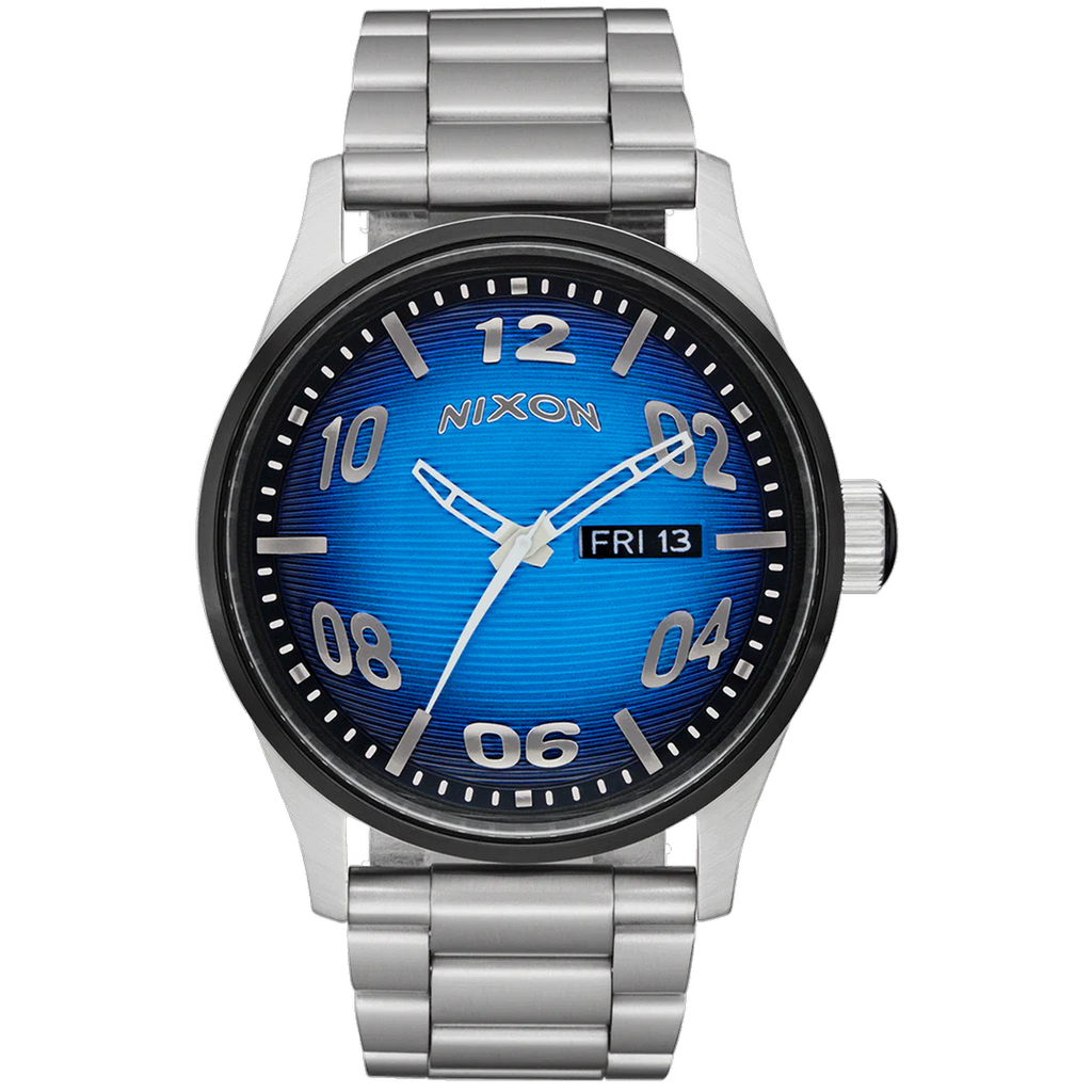 Nixon Sentry SS 42mm - Fisheye/Silver/Polar Blue