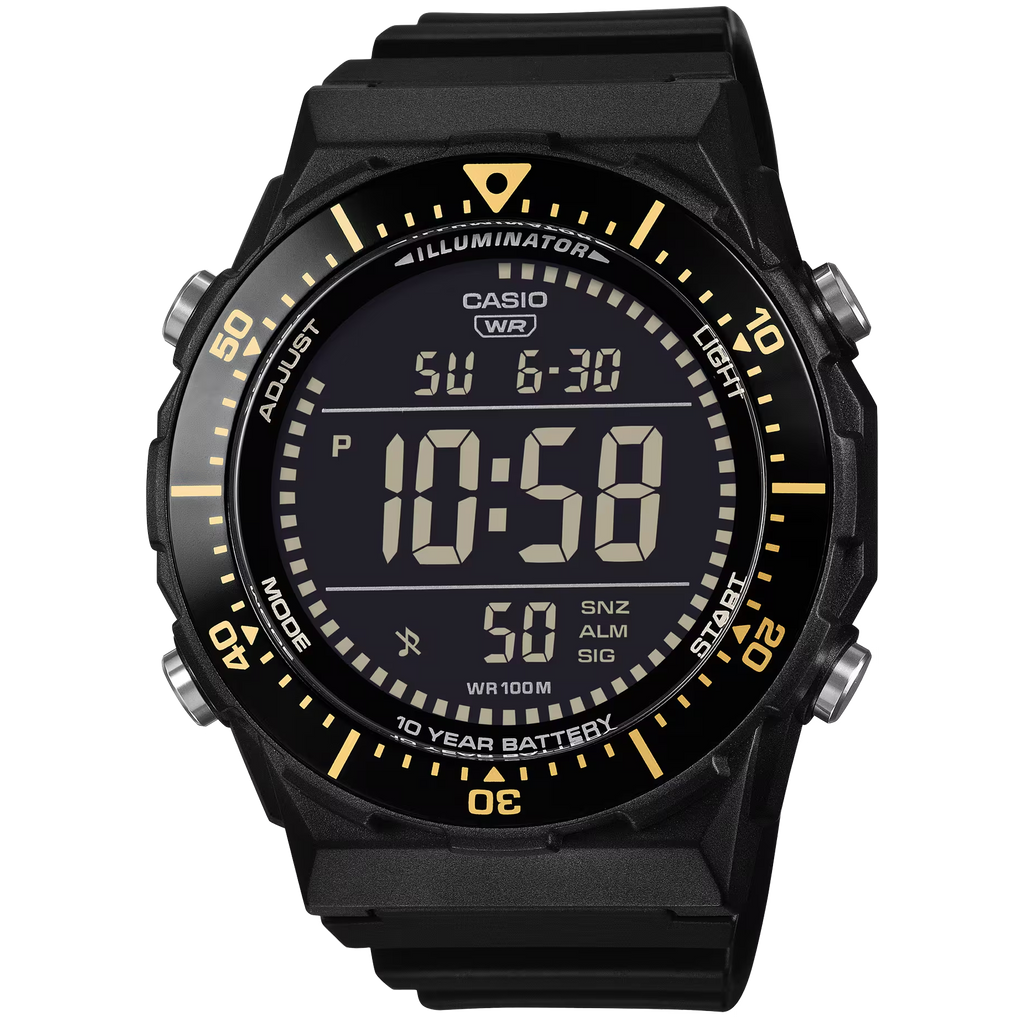 Casio Vintage Numérique Noir/Doré