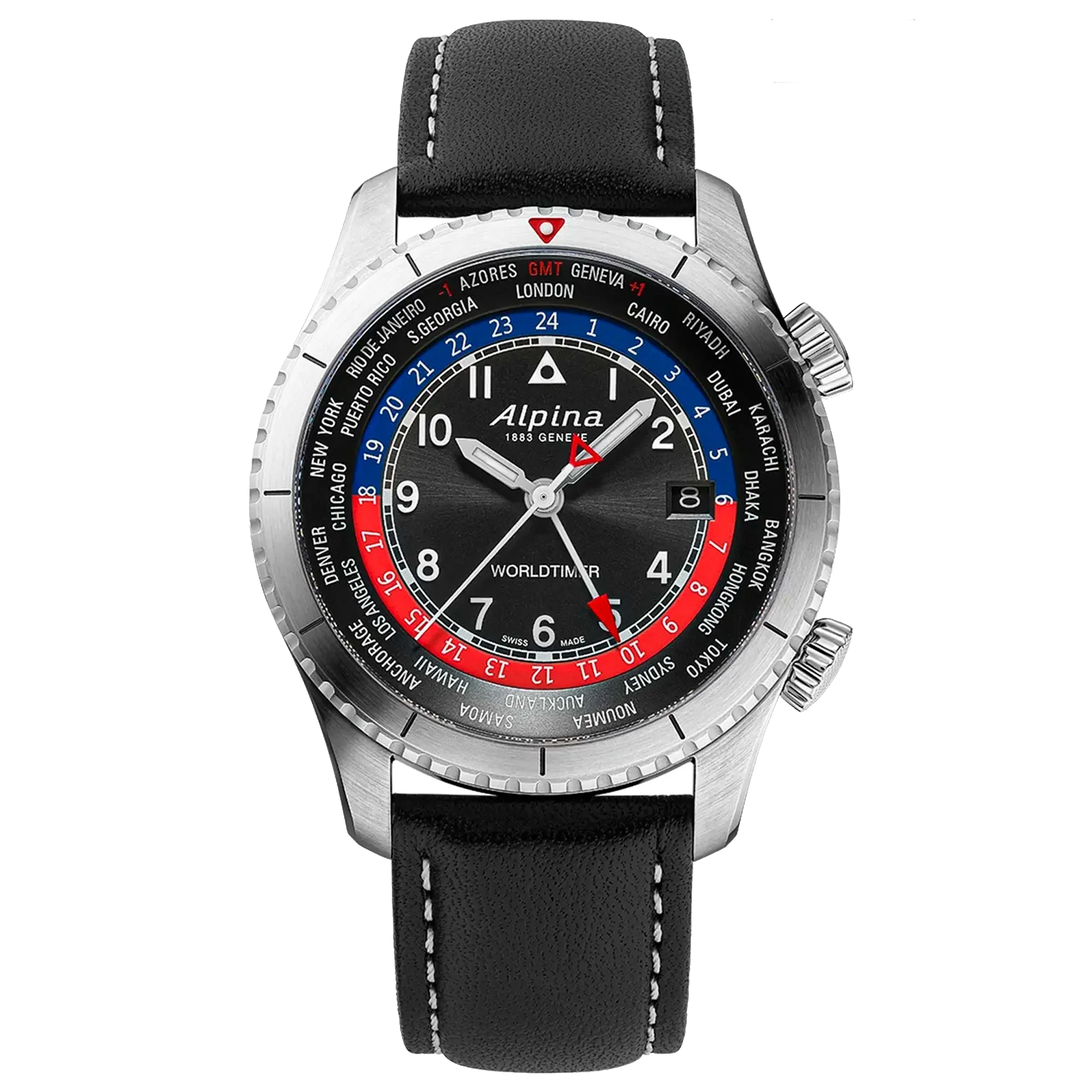 Alpina - Startimer Quartz - World Time AL-255BRB4S26