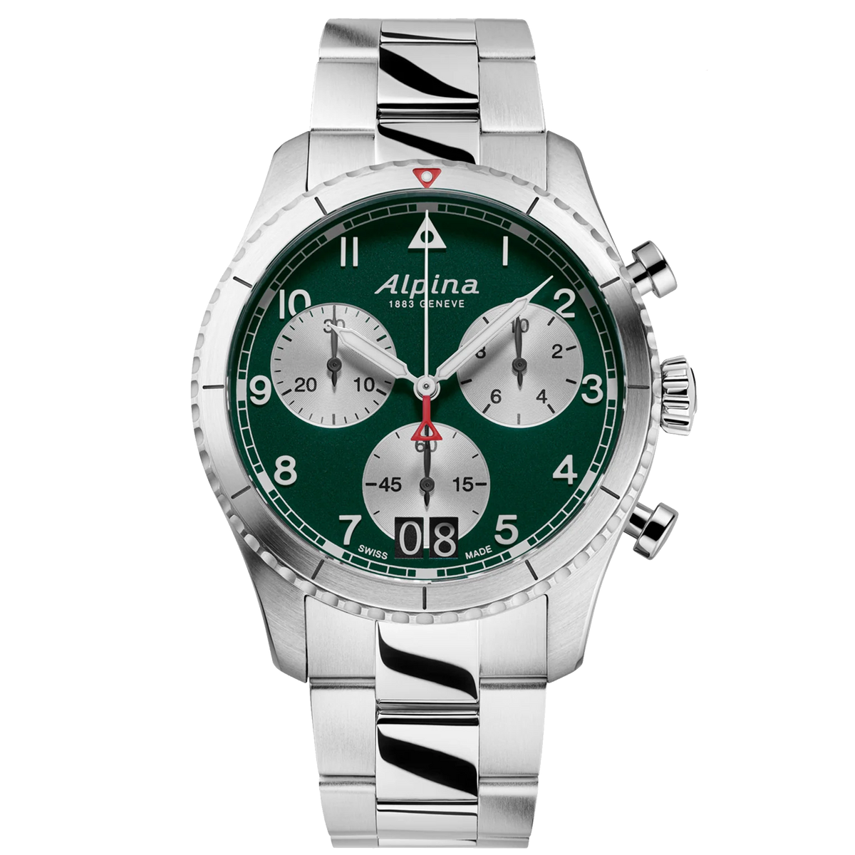 Alpina - STARTIMER Pilot Chronograph 41mm - Green Dial