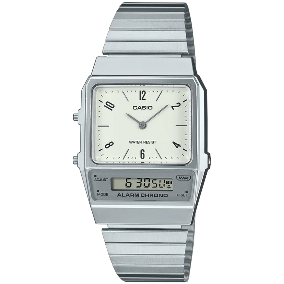 Casio Vintage Analog &amp; Digital - White Dial