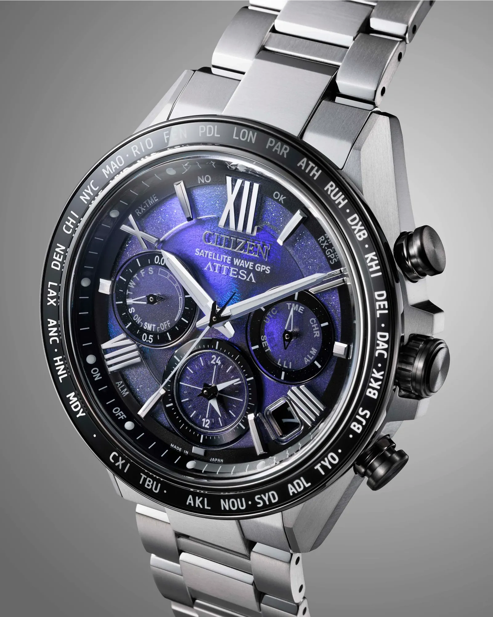 Citizen Attesa Collection - Satellite Wave GPS