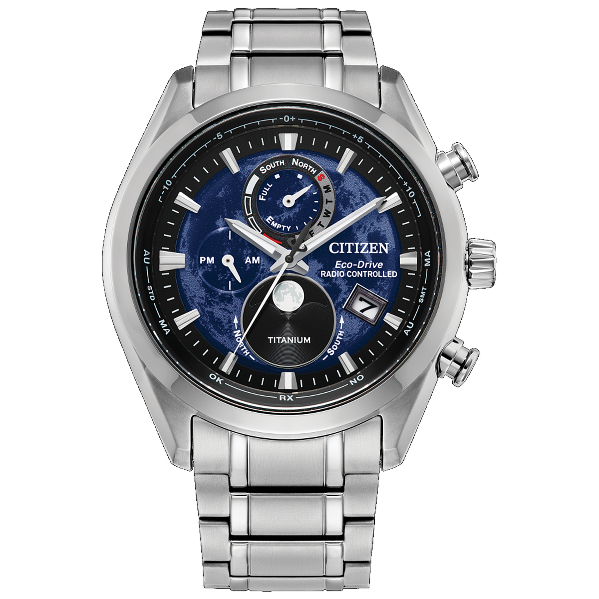 Citizen Eco-Drive - Tsuki-yomi A-T - Blue Dial