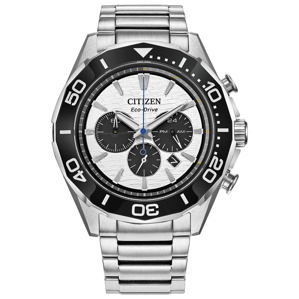 Citizen Eco-Drive - Chronographe Sport Luxe - Bicolore
