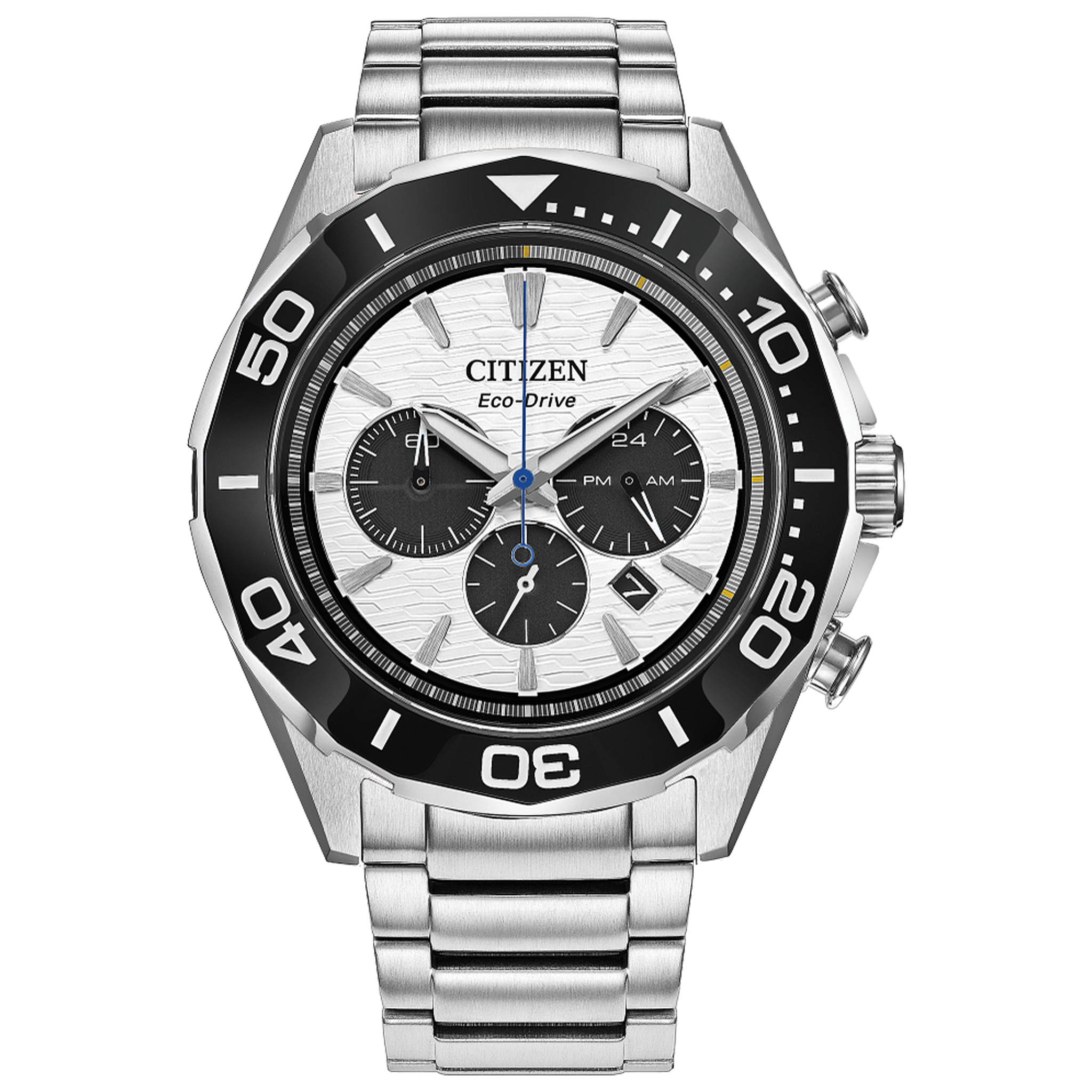 Citizen Eco-Drive - Chronographe Sport Luxe - Bicolore
