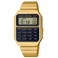 Casio vintage calculator hotsell watch gold