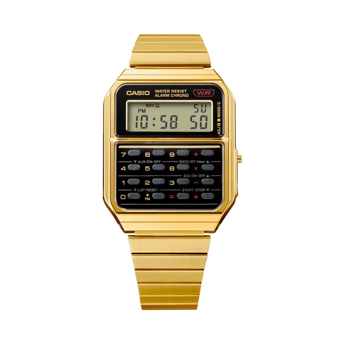 Casio Vintage Calculator Watch - Gold CA500WEG-1A