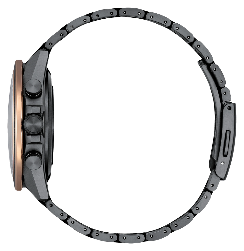 Citizen Attesa CC4074-61W side profile and bracelet