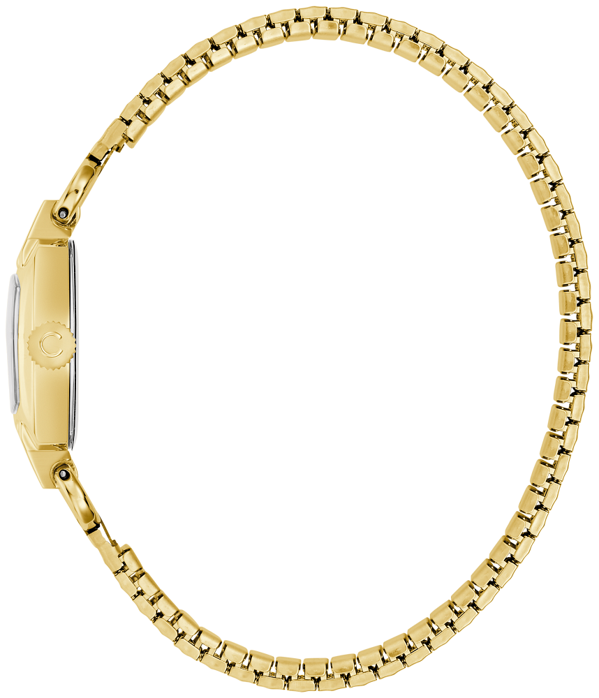 Caravelle Vintage Classique - Cadran argenté 19 mm, doré
