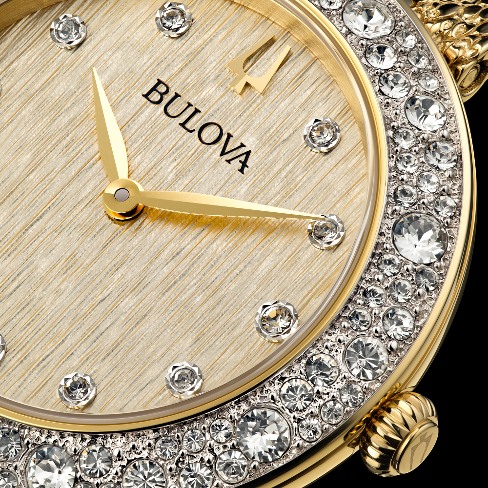 Bulova - Classic Crystal - Gold Tone