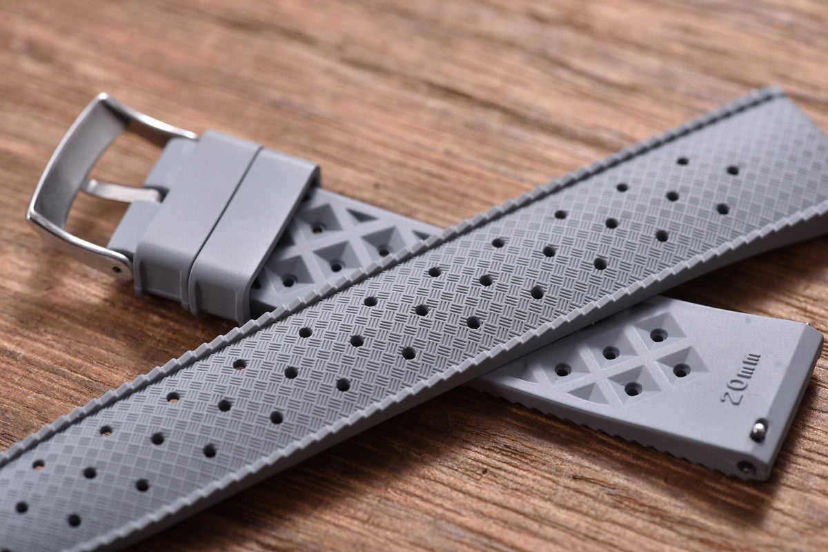 Halifax Watch Bands - Classic Tropic FKM Rubber Strap