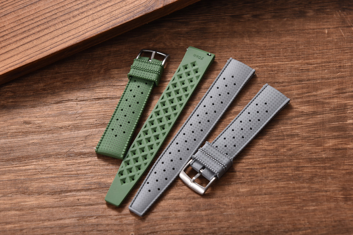 Halifax Watch Bands - Classic Tropic FKM Rubber Strap