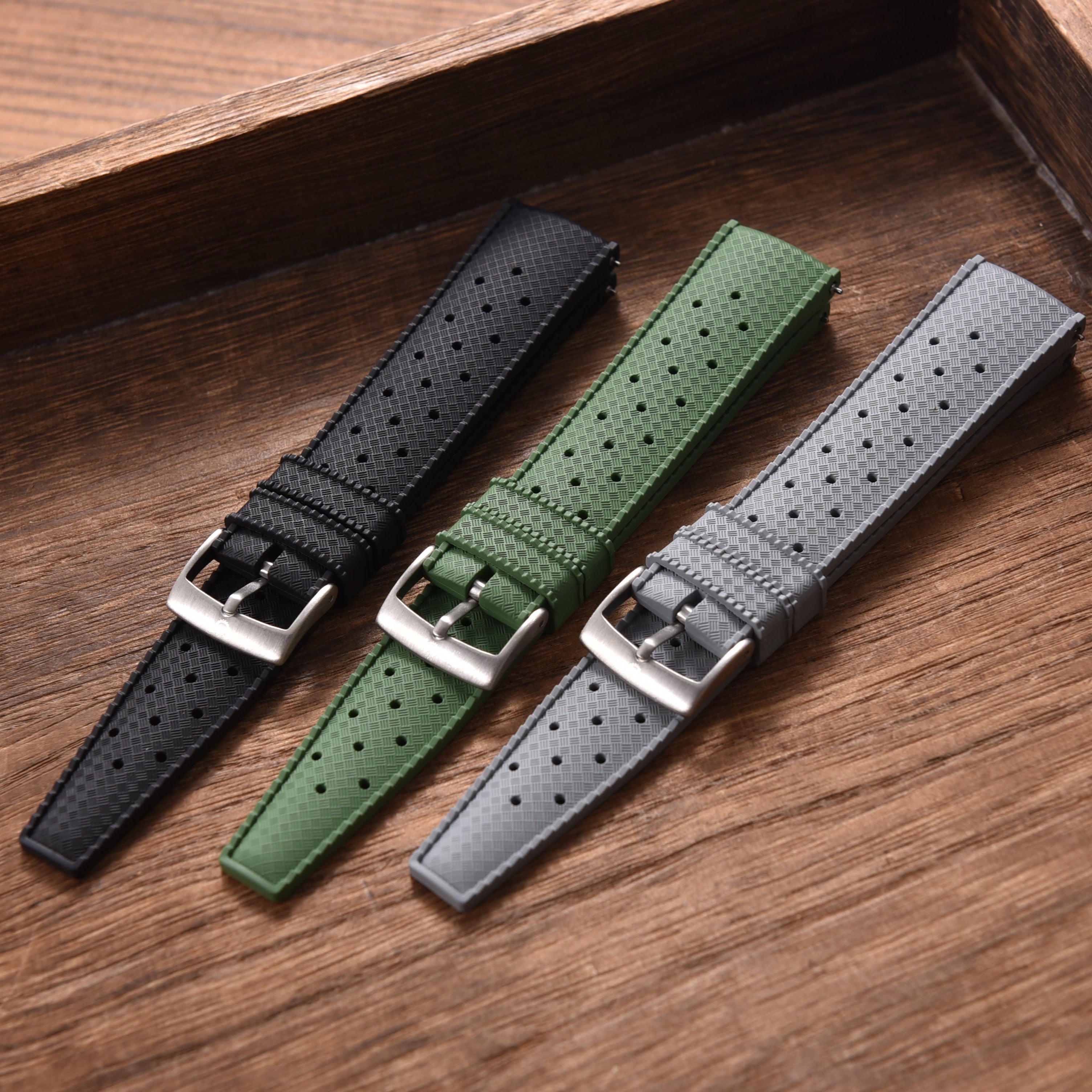 Halifax Watch Bands - Classic Tropic FKM Rubber Strap
