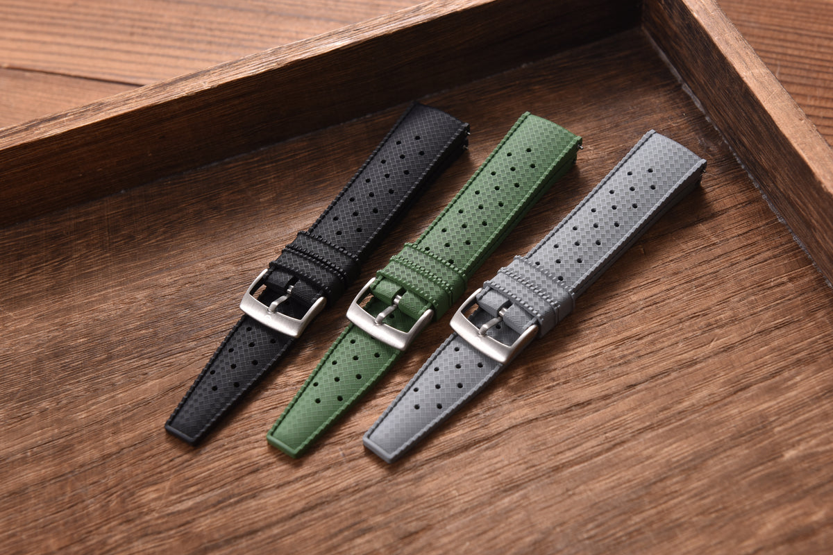 Halifax Watch Bands - Classic Tropic FKM Rubber Strap