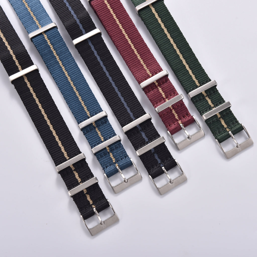 Halifax Watch Bands - Seat Belt Luxury NATO Strap