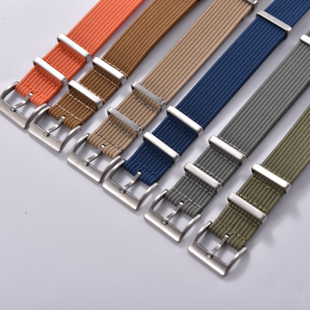 Halifax Watch Bands - Webbed Nylon NATO Strap