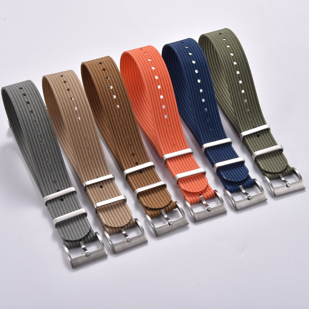 Halifax Watch Bands - Webbed Nylon NATO Strap