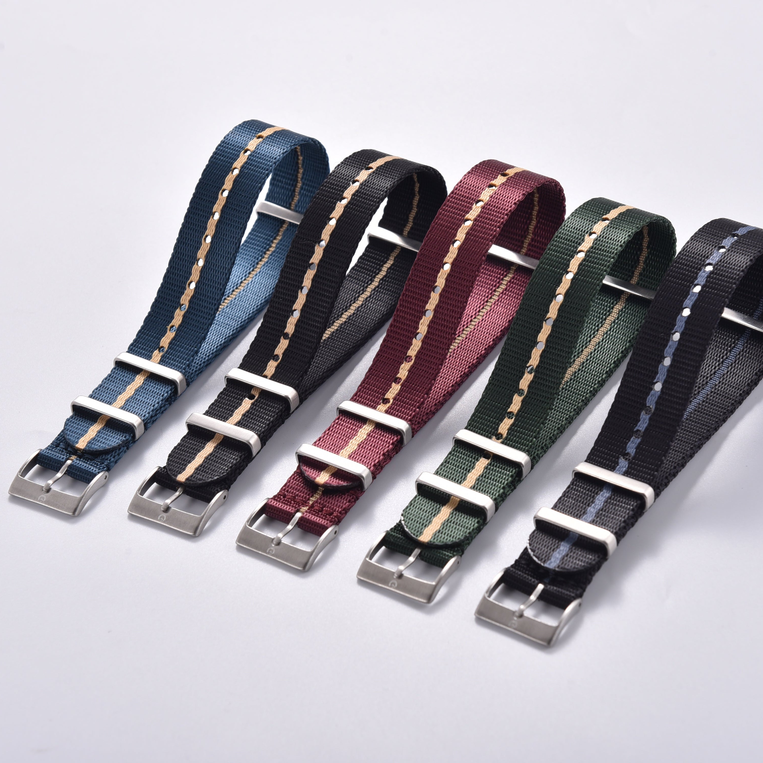 Halifax Watch Bands - Seat Belt Luxury NATO Strap