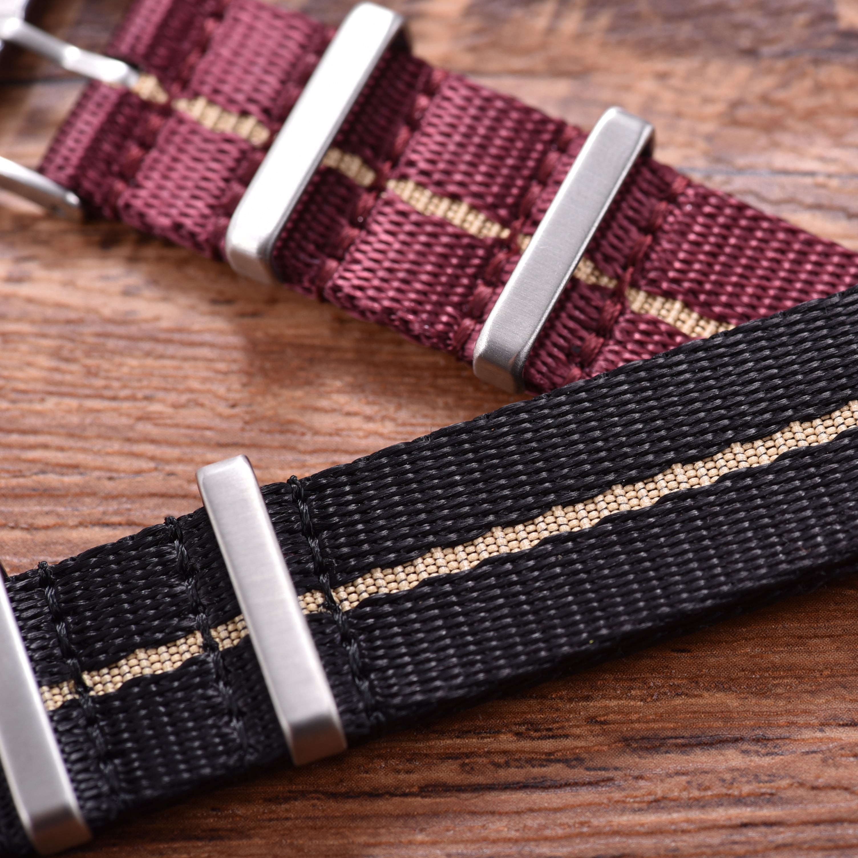 Halifax Watch Bands - Seat Belt Luxury NATO Strap