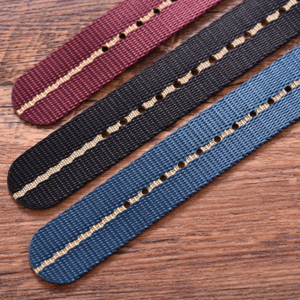 Halifax Watch Bands - Seat Belt Luxury NATO Strap