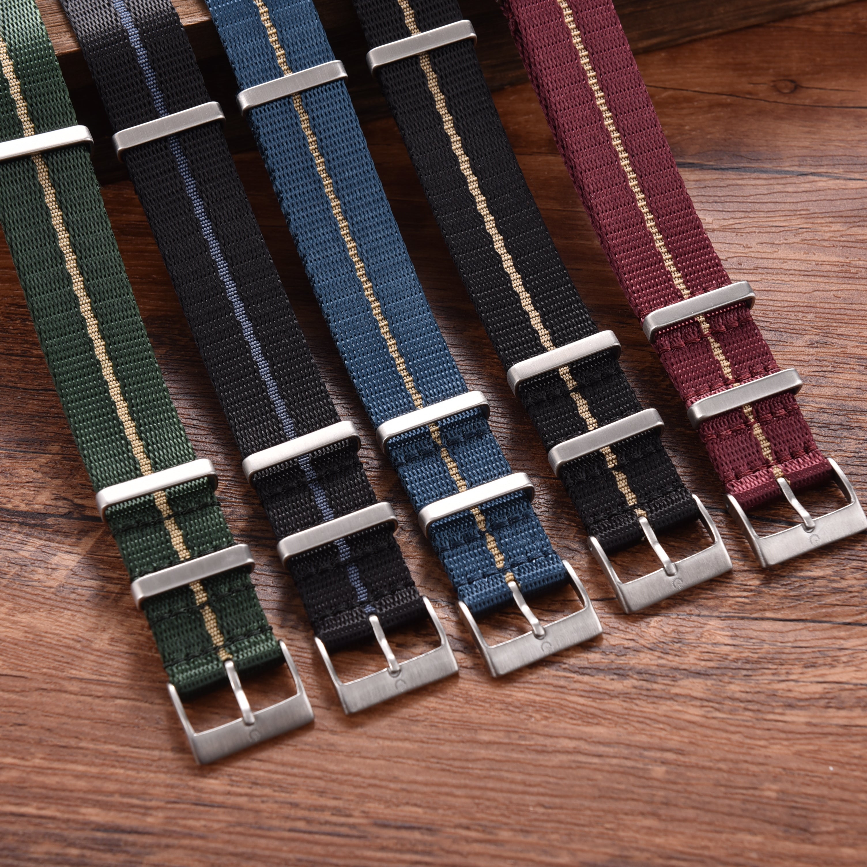 Halifax Watch Bands - Seat Belt Luxury NATO Strap