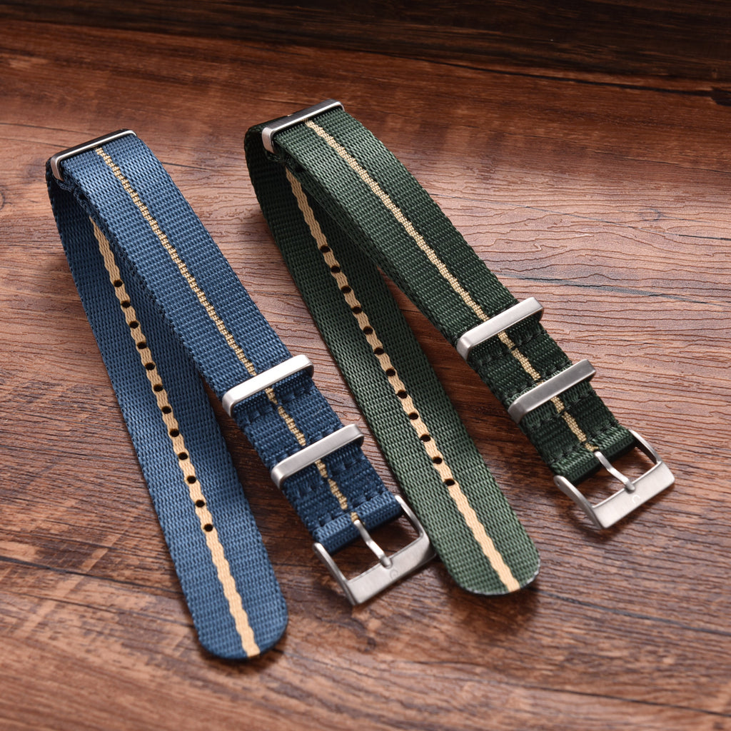 Halifax Watch Bands - Seat Belt Luxury NATO Strap