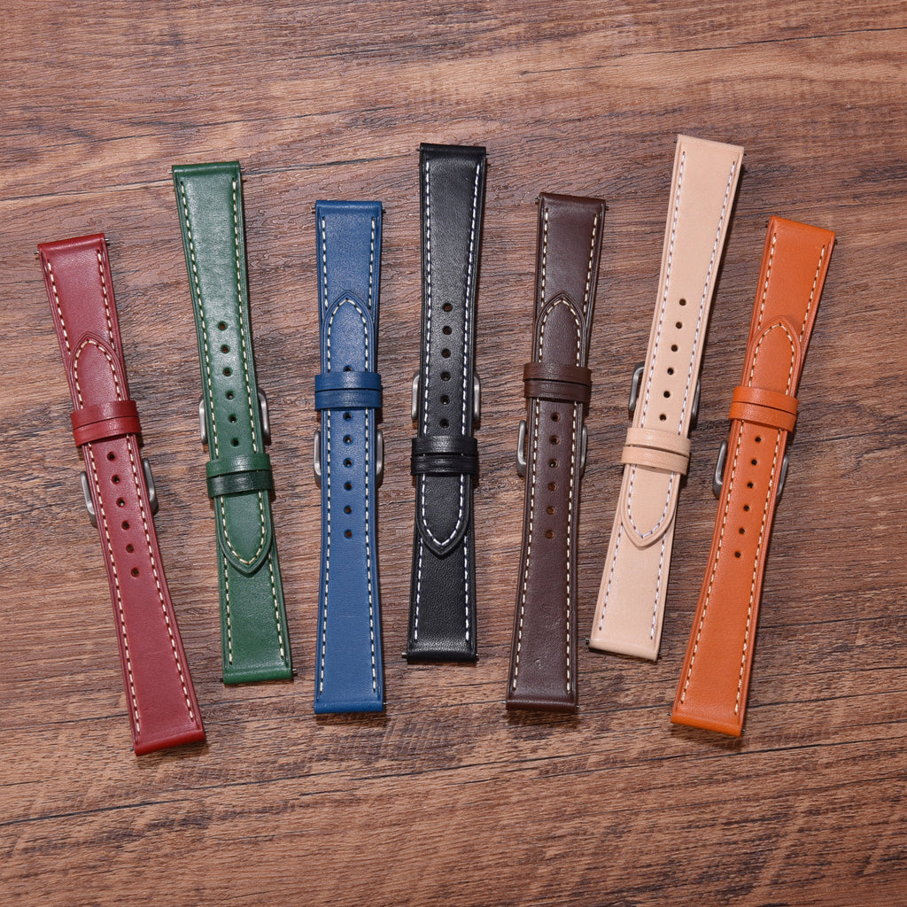Bracelets de Montre Halifax - Bracelet en Cuir Luxe Tanné Végétal