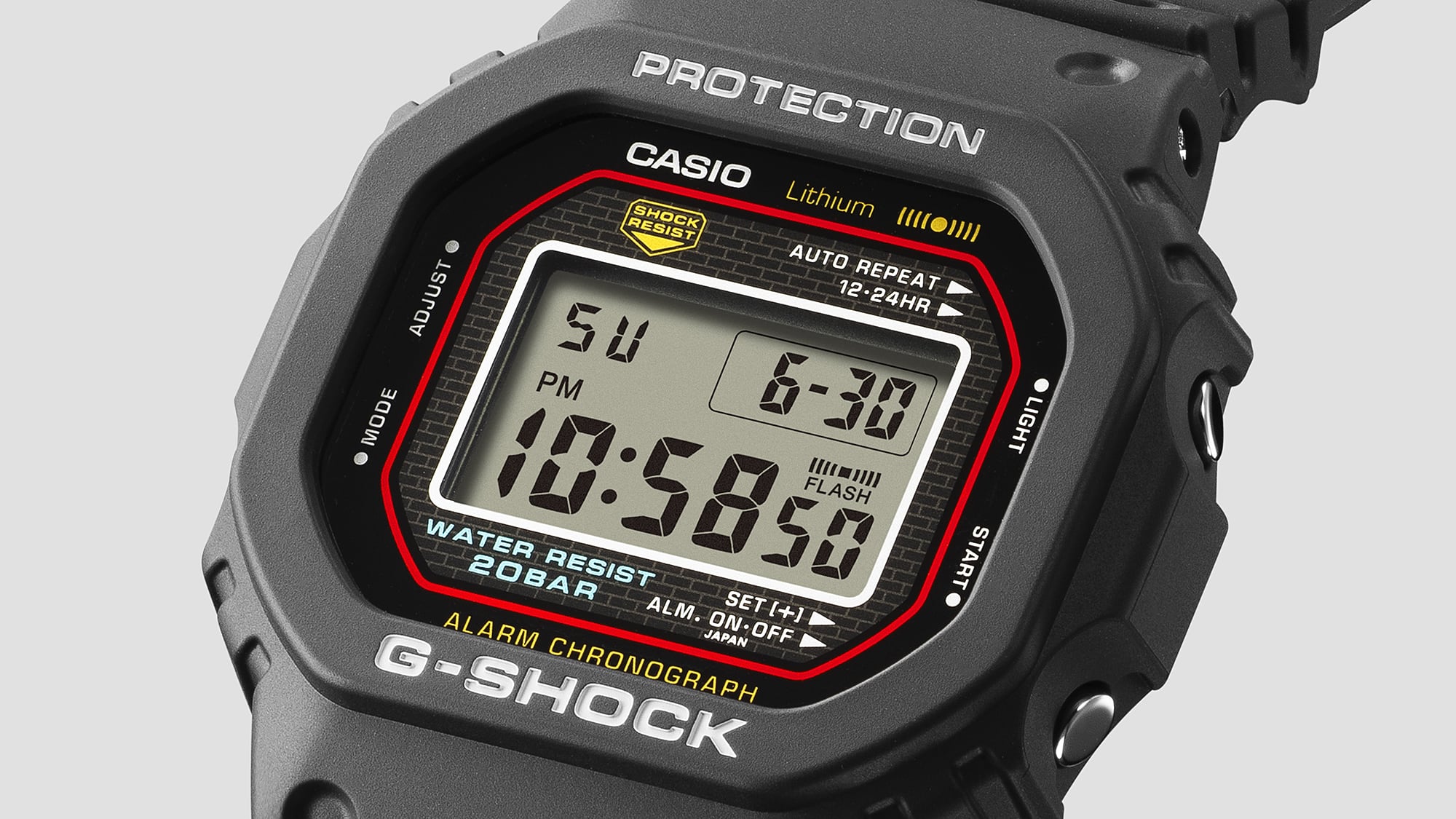 Casio G-Shock - DW5000R-1A - Original G-Shock Recreation