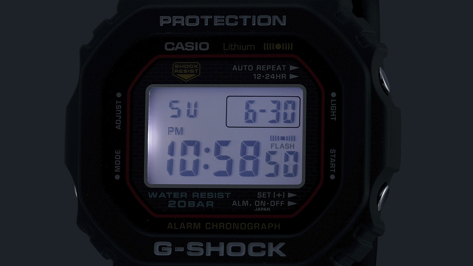 Casio G-Shock - DW5000R-1A - Original G-Shock Recreation