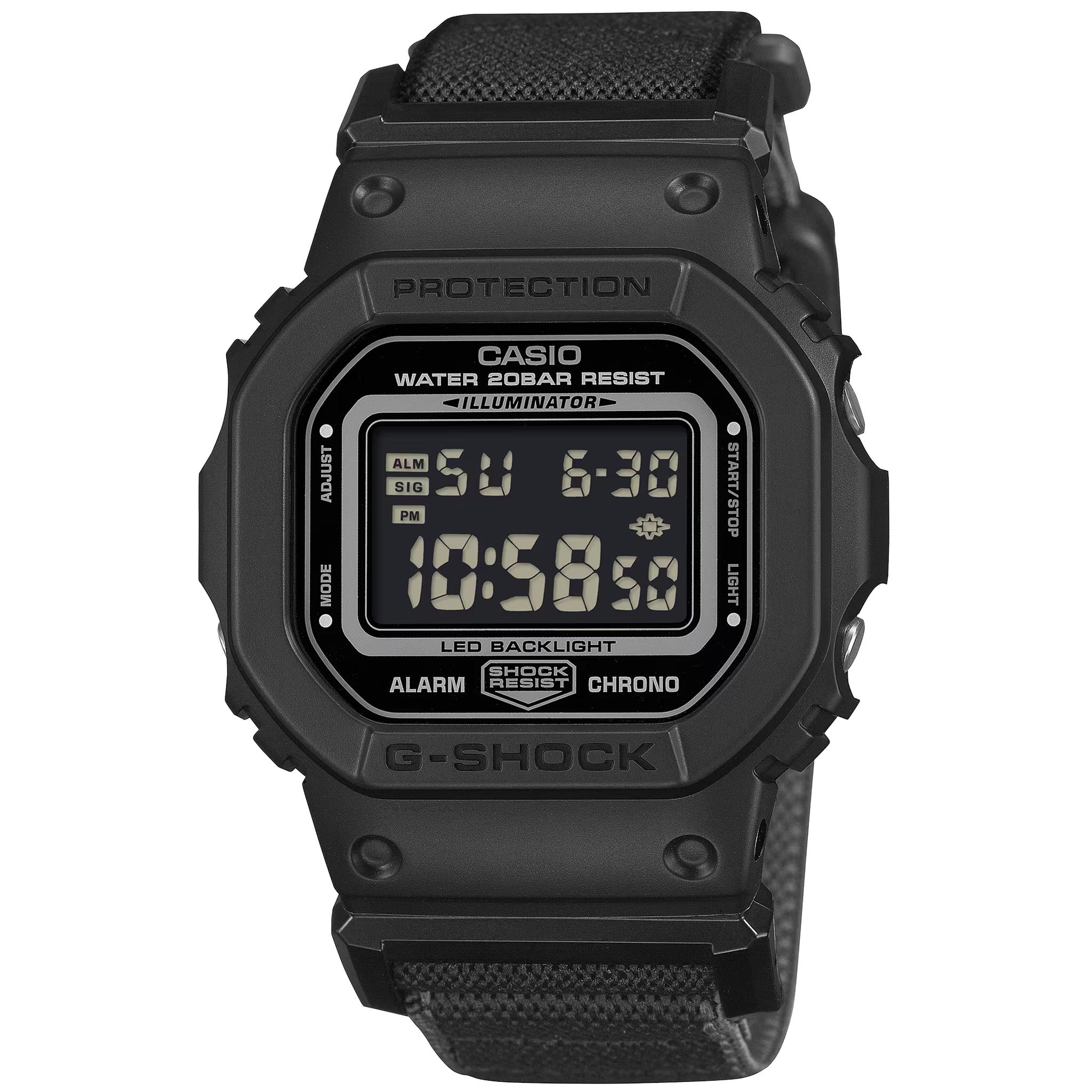 Casio G-Shock -  DW5600 Series - FIDLOCK Band