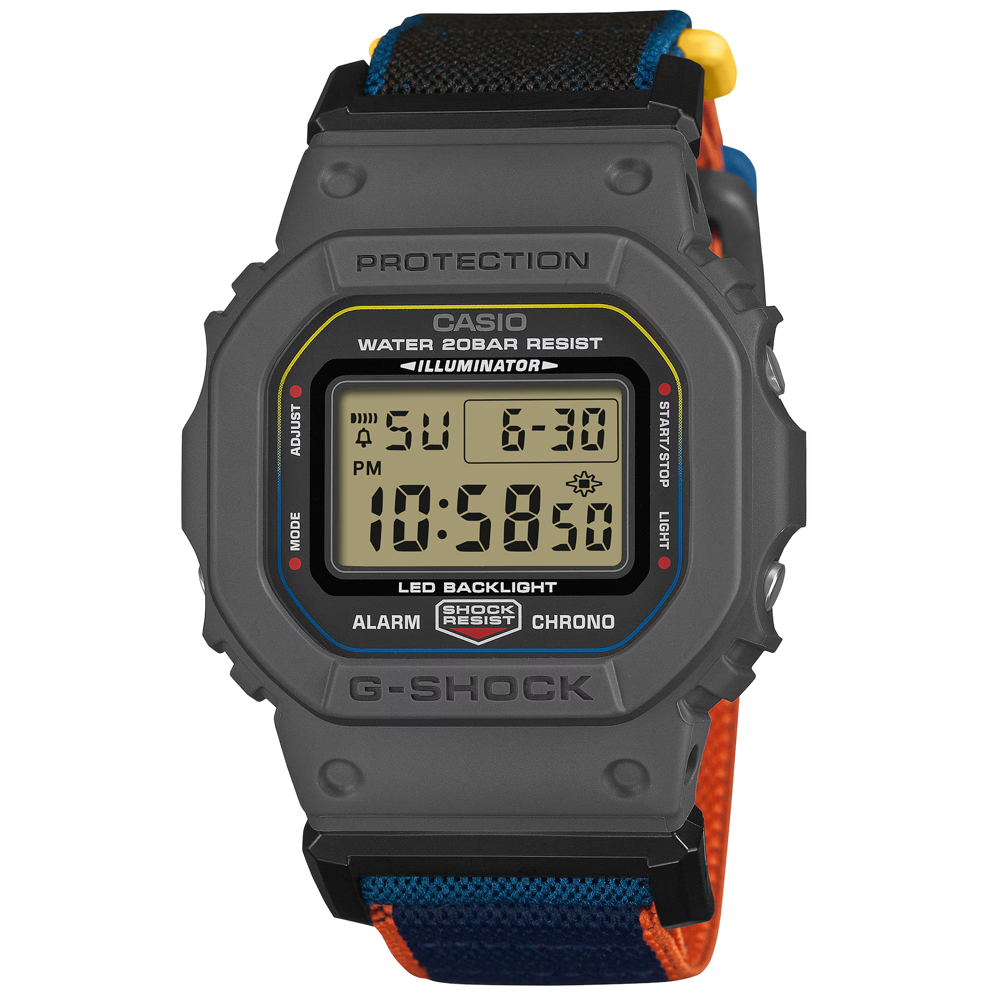 Casio G-Shock -  DW5600 Series - FIDLOCK Band