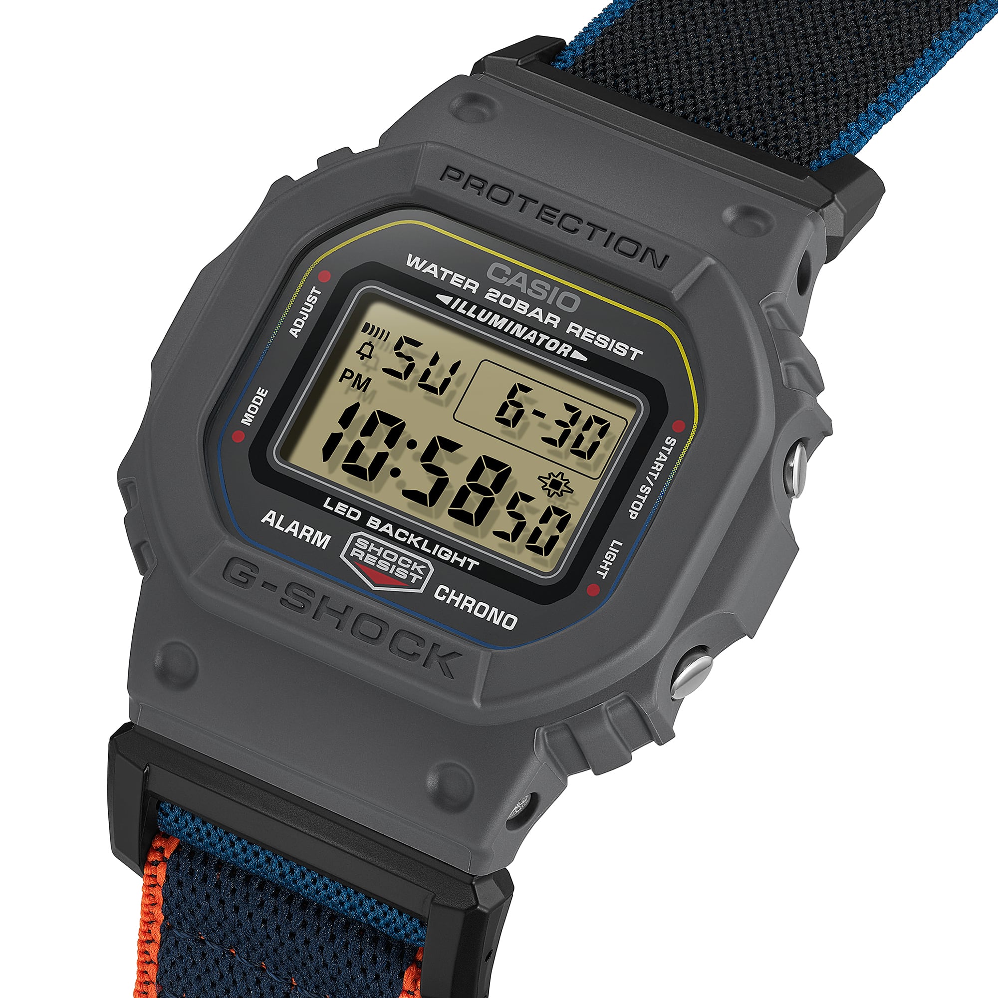 Casio G-Shock -  DW5600 Series - FIDLOCK Band