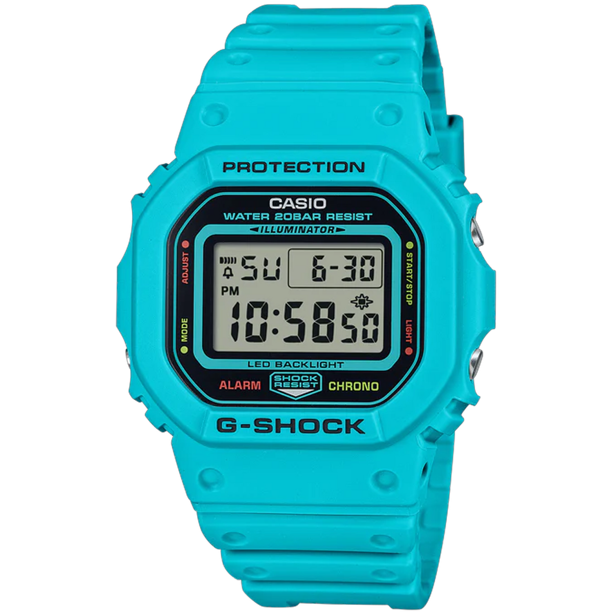 Casio G-Shock - DW5600 - Bleu haute énergie