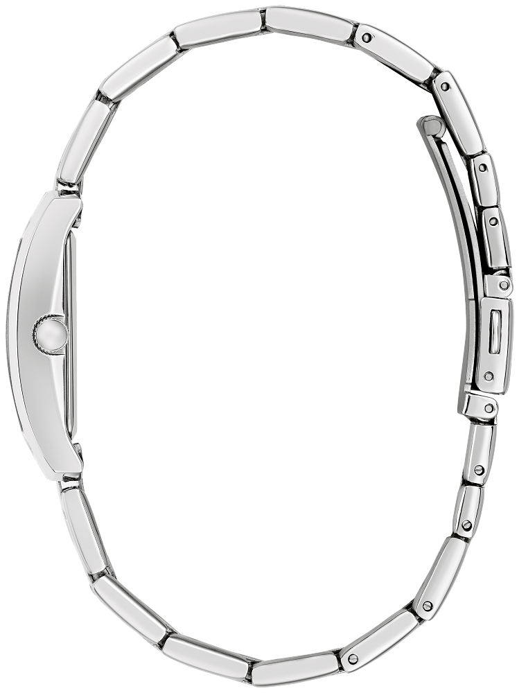 Caravelle Dress - Cadran rose 21 mm, ton argent