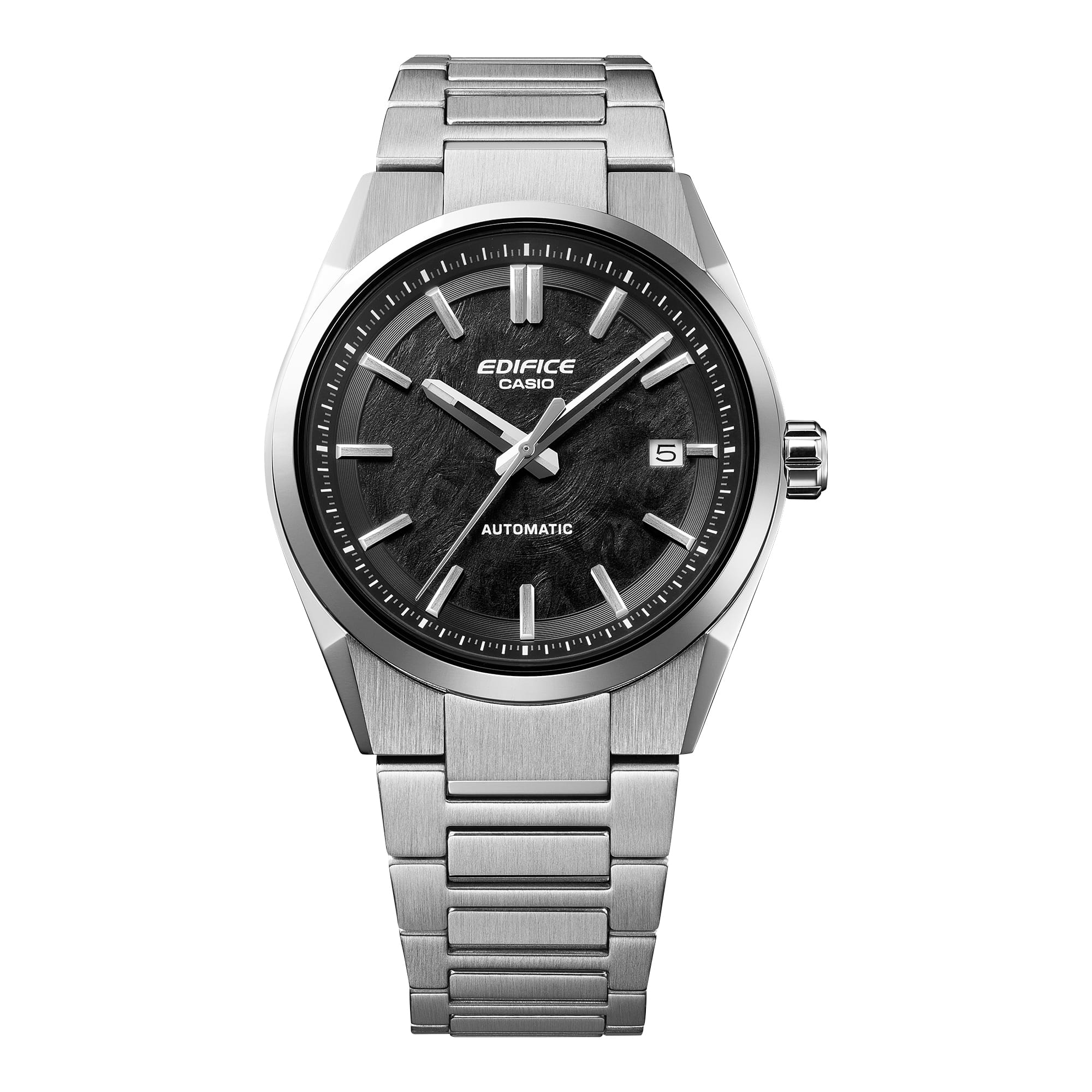 Casio Edifice Automatic - Cadran en carbone forgé - Bleu