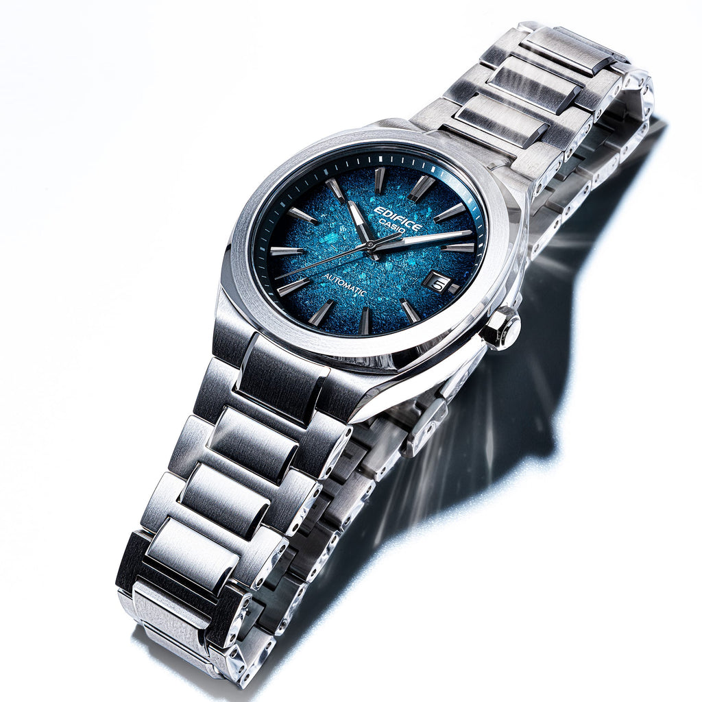 Casio Ediface Automatic - Electroformed Texture Blue Dial