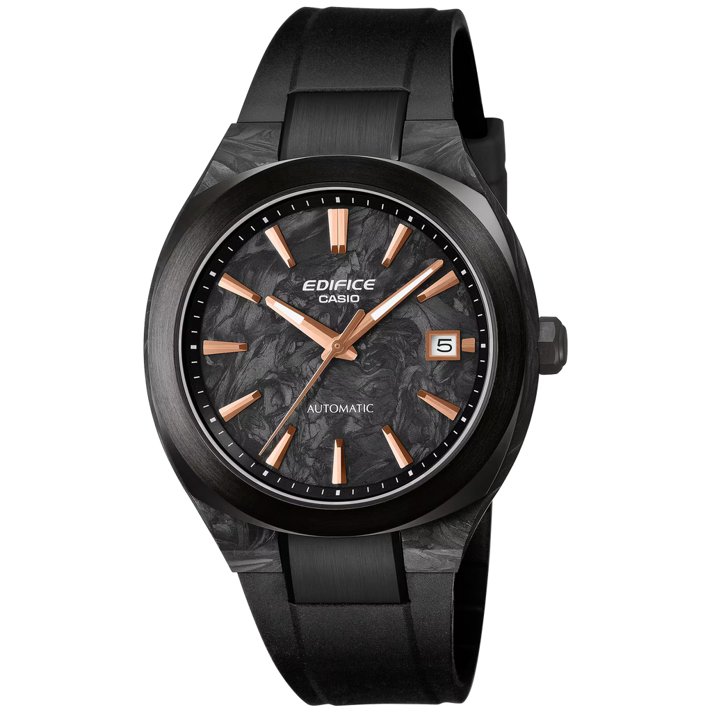 Casio Edifice Automatique - Cadran en Carbone Forgé - Blanc