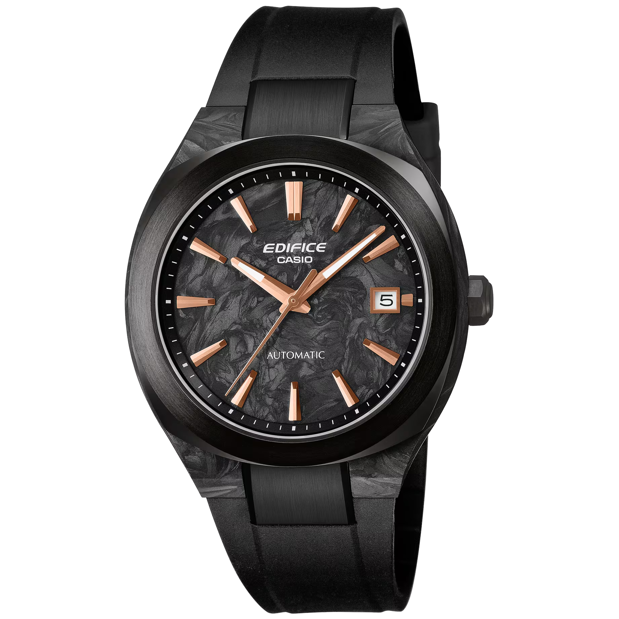 Casio Edifice Automatique - Cadran en Carbone Forgé - Blanc