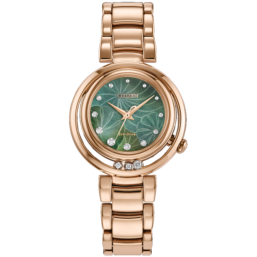 Citizen ladies eco drive outlet sunrise 10 diamonds watch