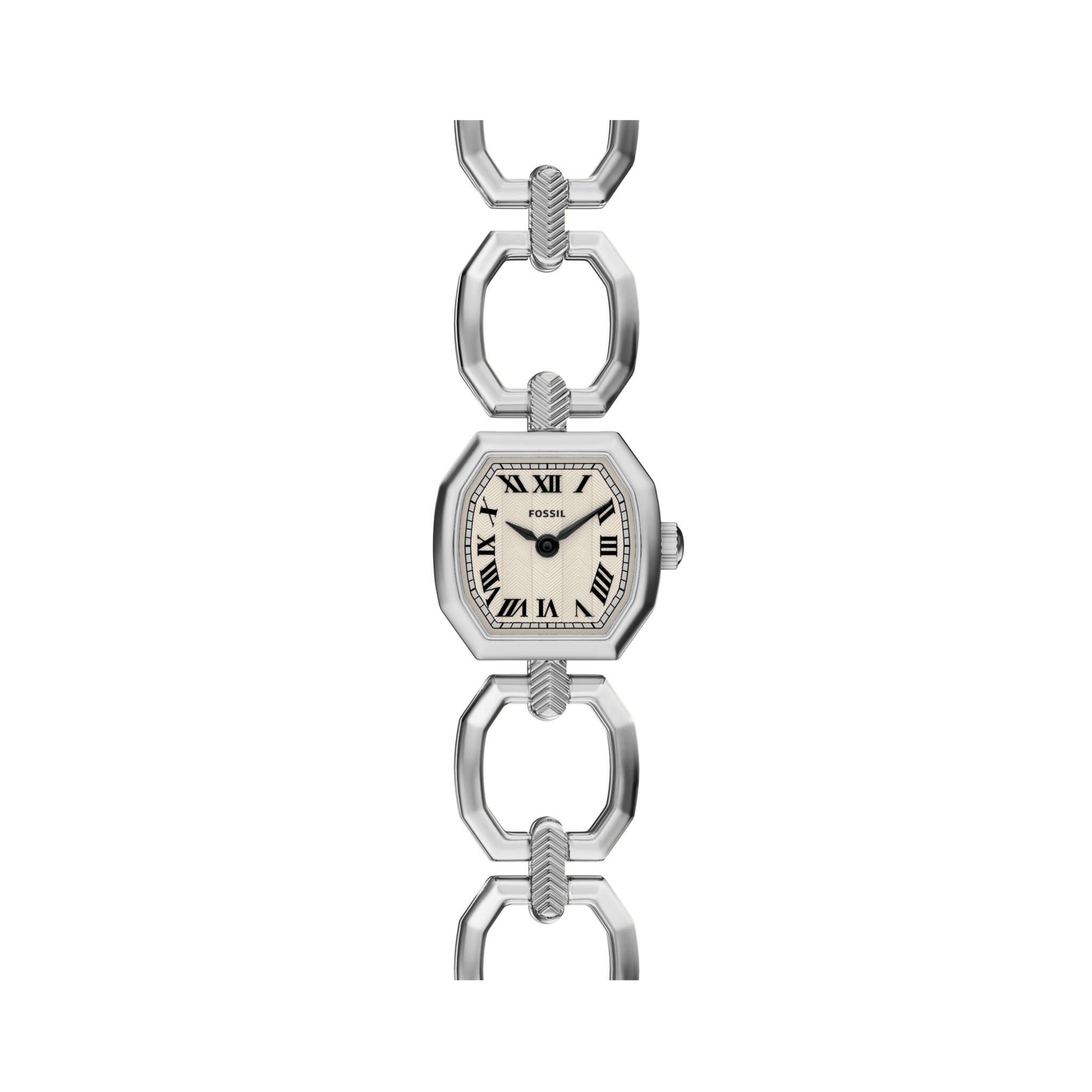 Fossil Harlow Mini - 20mm Silver-Tone (ES5485) front view