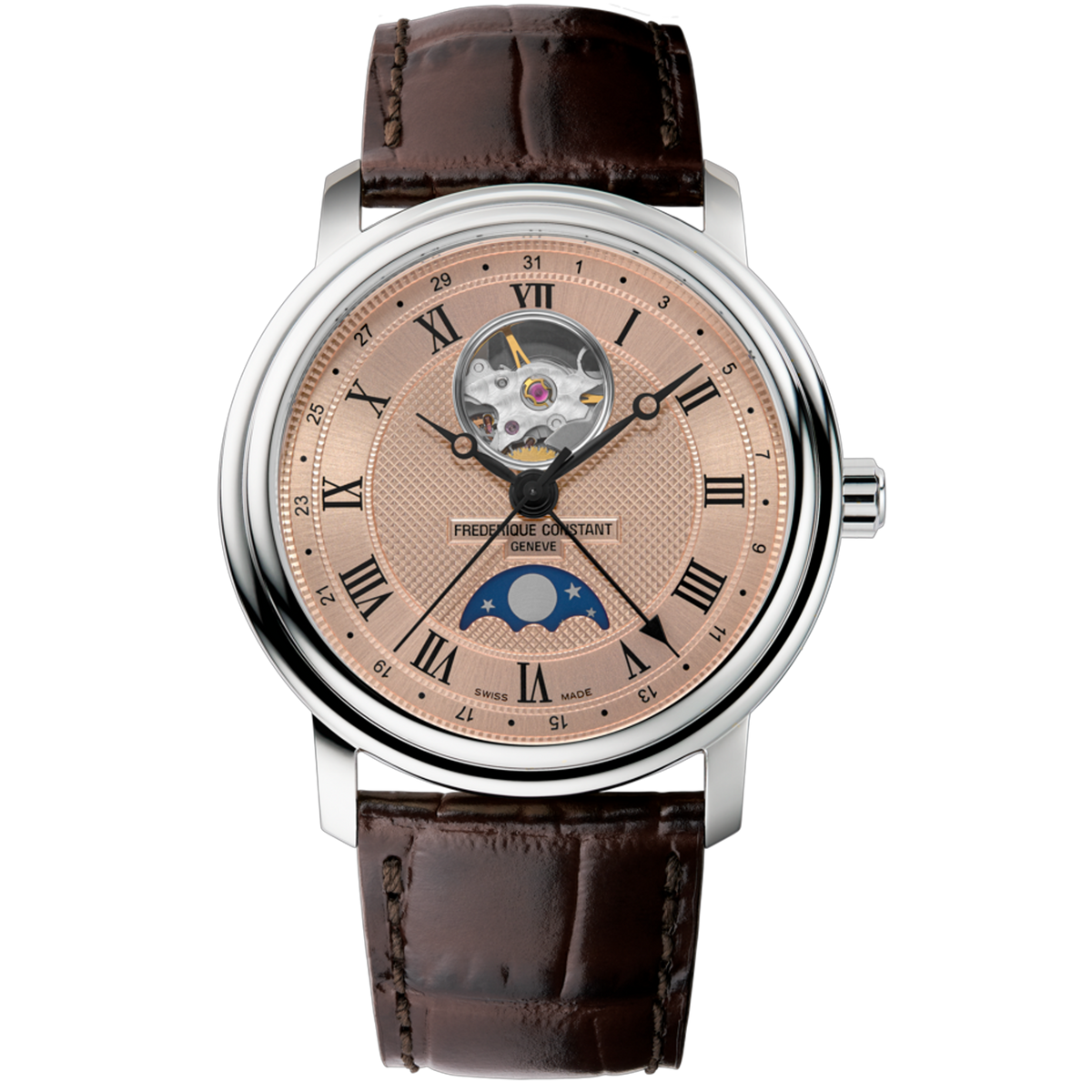 Frederique Constant Classic Heartbeat Moonphase FC 335MCSALB4P26